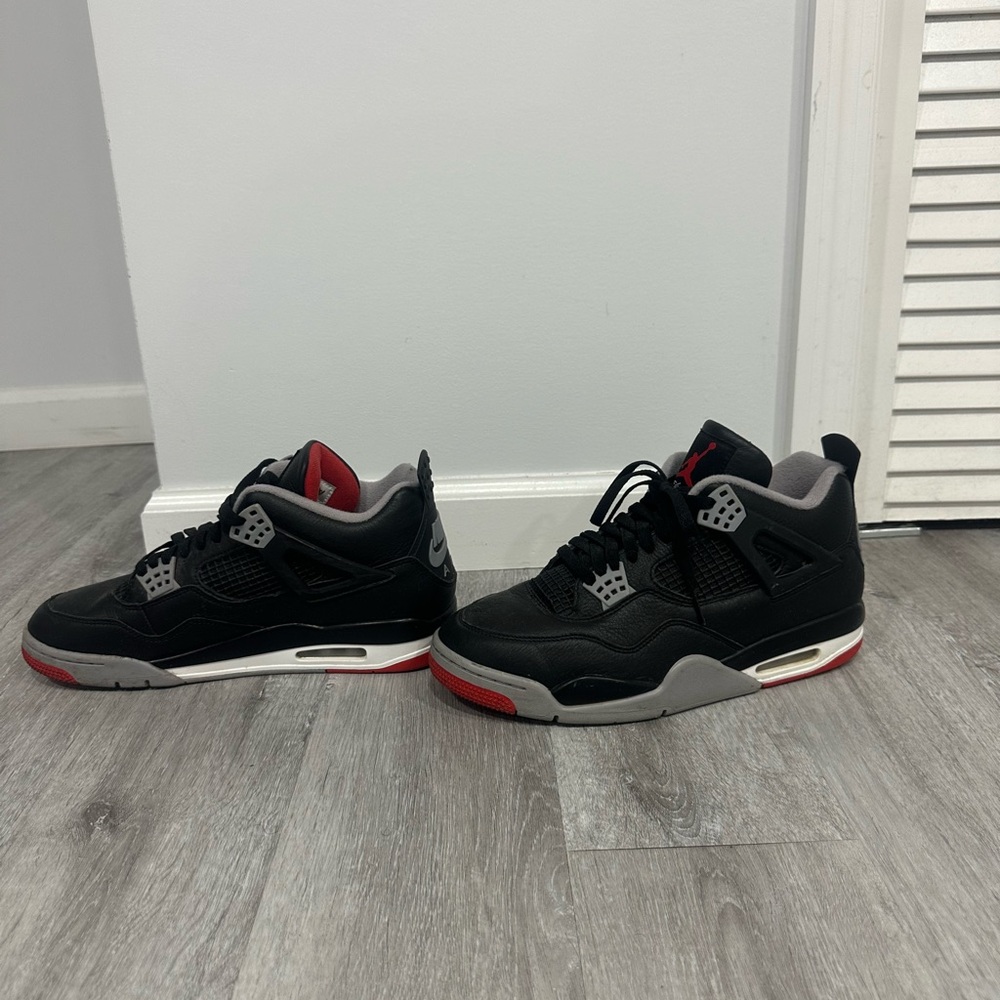Men's Black and Red Sneakers